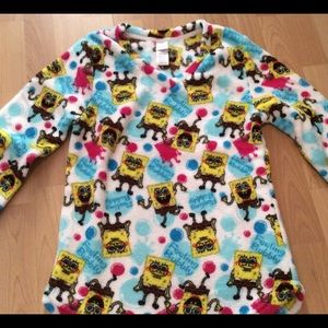 Pastel Goth SpongeBob SquarePants FUZZY Top